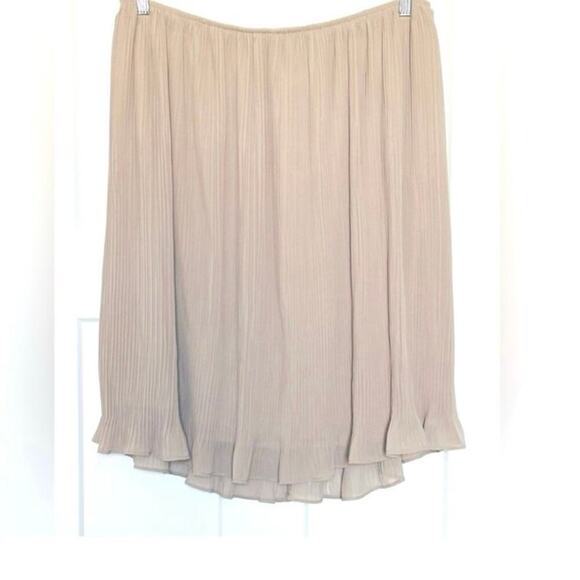 Alfred Angelo Pleated Skirt Size 18 Champagne / Light Tan - Picture 2 of 5